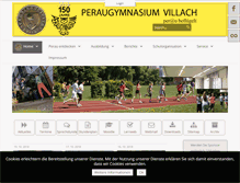 Tablet Screenshot of peraugymnasium.at